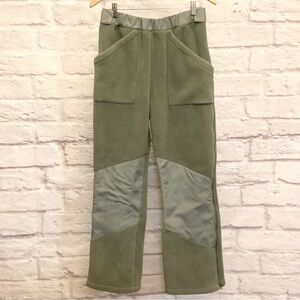 ECWCS Cold Weather Fleece Pants Size Men’s Medium Side Zips Green Kenyon Brand